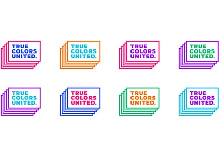 Two-Color True Colors United Logos