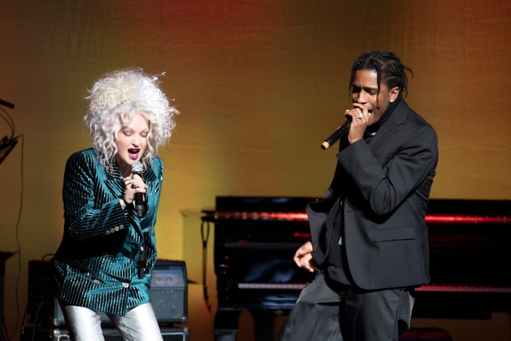 Cyndi with A$AP Rocky